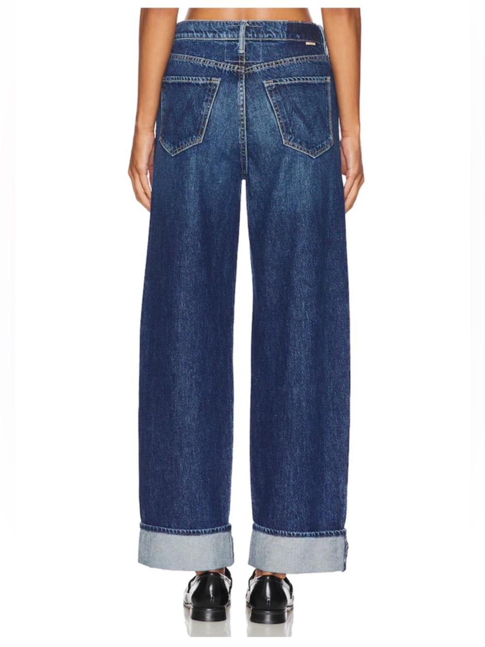 Mother The Lil Spitfire Nerdy Cuff Jeans - Picture 2 of 8